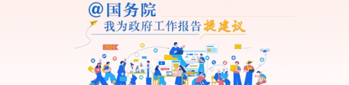 我为政府工作报告提建议